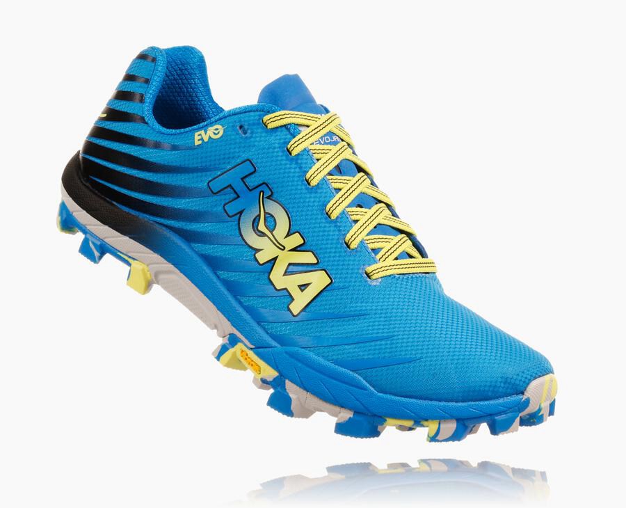 Hoka One One Trailove Tenisky Damske Modre - EVO Jawz - 47298-FELG